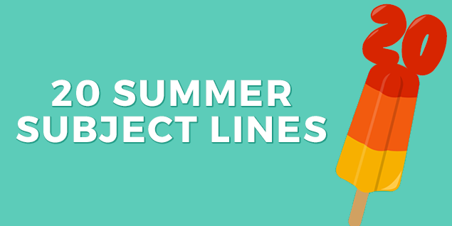 20 Free Automotive Subject Lines To Sweeten Your Summer
